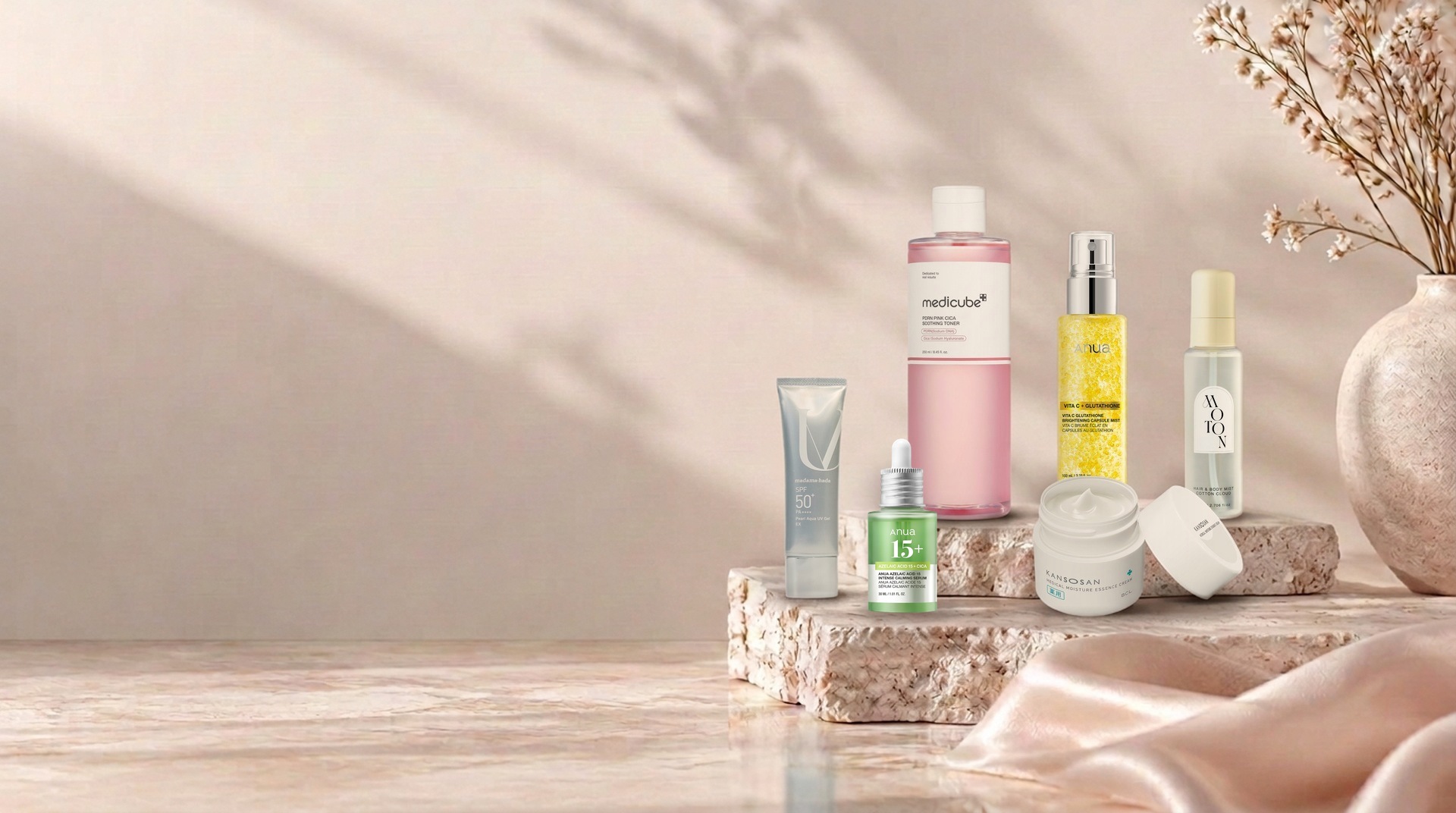 Curated luxury skincare